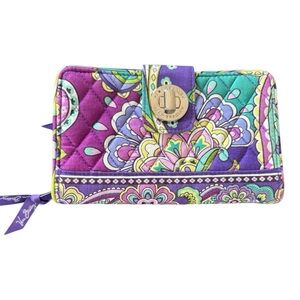 Vera Bradley Heather Turn Lock Wallet